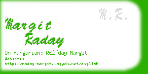 margit raday business card